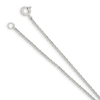 Sterling Silver Rhodium-plated Polished CZ Four-Leaf Clover Attached Chain Ring Bracelet, 7" view 3