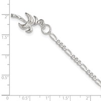 Sterling Silver Palm Tree Anklet view 4