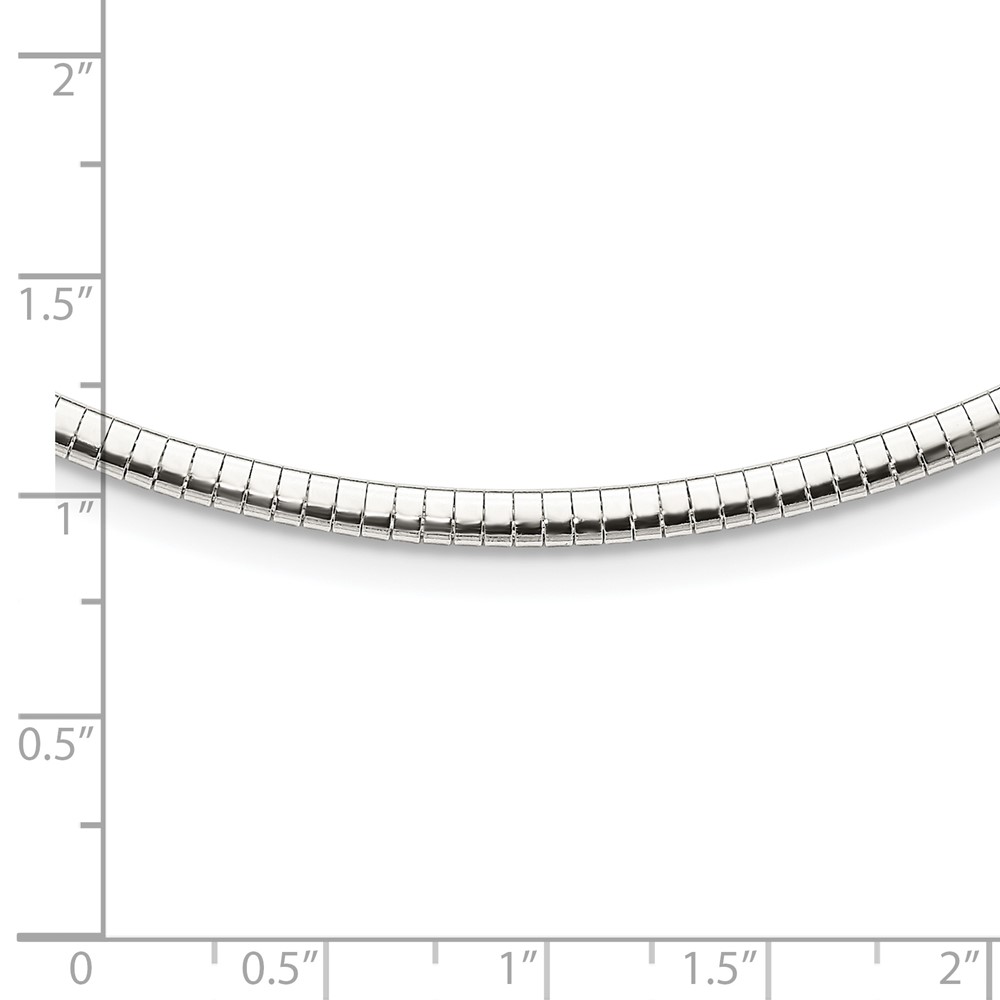 Sterling Silver 3.25mm w/2in. Ext Cubetto Chain (QG4223-16)