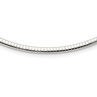 Sterling Silver Polished 3.25mm Cubetto Necklace with 2 Inch Extension, 16" view 1