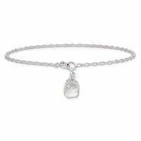 Sterling Silver Shell Anklet view 4