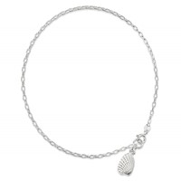 Sterling Silver Shell Anklet view 5