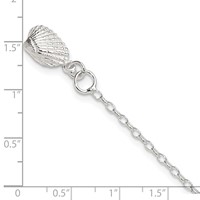 Sterling Silver Shell Anklet view 3