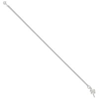 Sterling Silver Palm Tree Anklet view 2