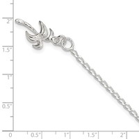 Sterling Silver Palm Tree Anklet view 3