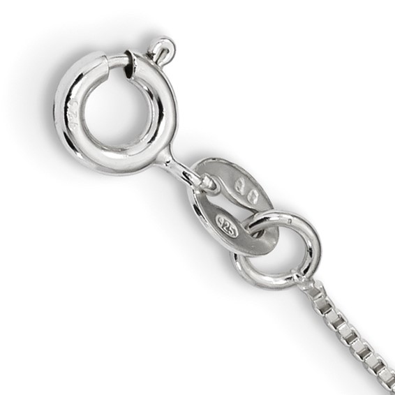 Sterling Silver & Ruthenium-plated Mustache Drop Necklace