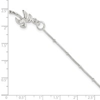 Sterling Silver Palm Tree Anklet view 4