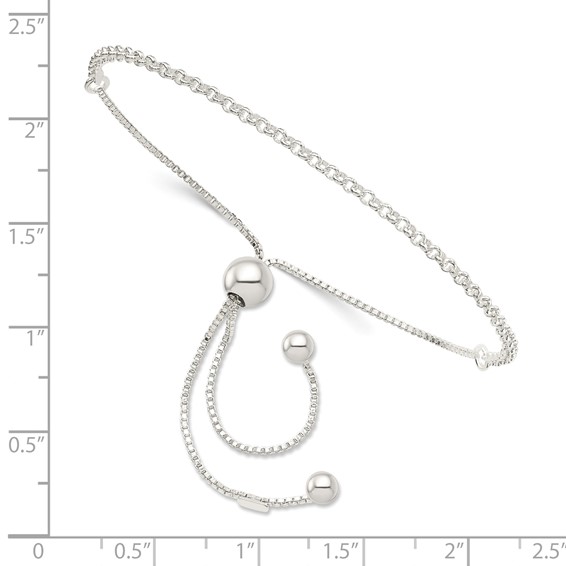 Sterling Silver Adjustable Bracelet