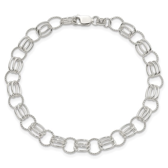 Sterling Silver Link Bracelet