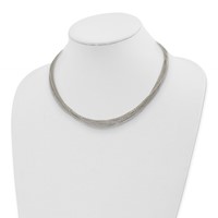 Sterling Silver Multi-Chain Necklace view 2