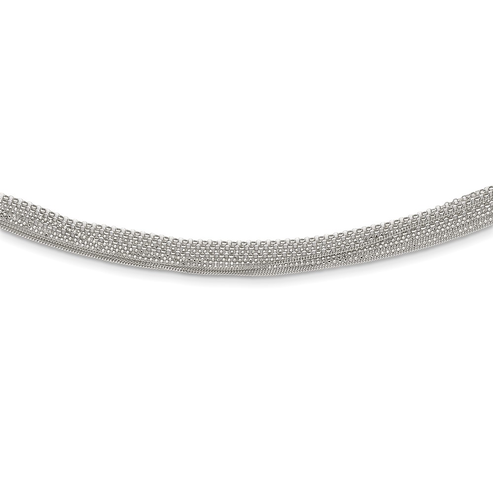 Sterling Silver Multi-Chain Necklace