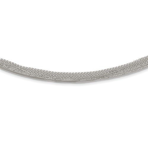 Sterling Silver Multi-Chain Necklace