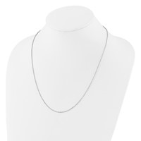 Sterling Silver Polished 1.85mm Rolo Chain Adjustable Up to Necklace, 24" view 3