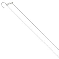 Sterling Silver Polished 1.00mm Beaded Chain Adjustable Up to Necklace, 24" view 2