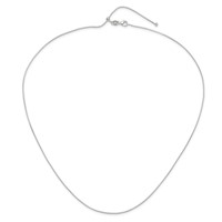 Sterling Silver Polished.95mm Snake Chain Adjustable Up to Necklace, 24" view 4