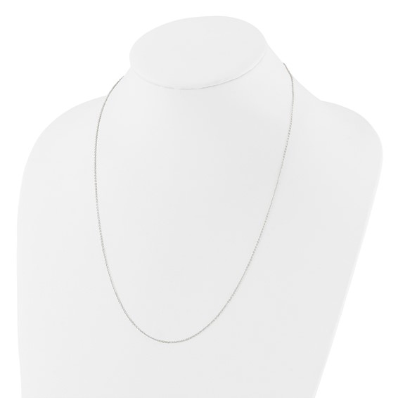 Sterling Silver Polished 1.15mm Cable Adjustable Necklace