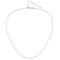 Sterling Silver Polished.75mm Snake Chain Adjustable Up to Necklace, 24" view 4