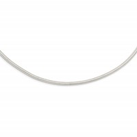 Sterling Silver Polished 4mm Round Cubetto Necklace, 18" view 1