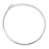 Sterling Silver Polished 4.5mm Cubetto Necklace, 16" view 2