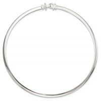 Sterling Silver Polished 4.5mm Cubetto Necklace, 16" view 4