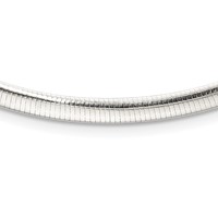 Sterling Silver Polished 4.5mm Cubetto Necklace, 16" view 1