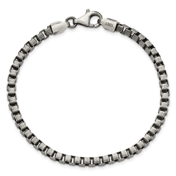 Sterling Silver Antique Brushed Bracelet