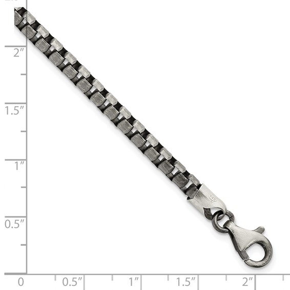 Sterling Silver Antique Brushed Bracelet