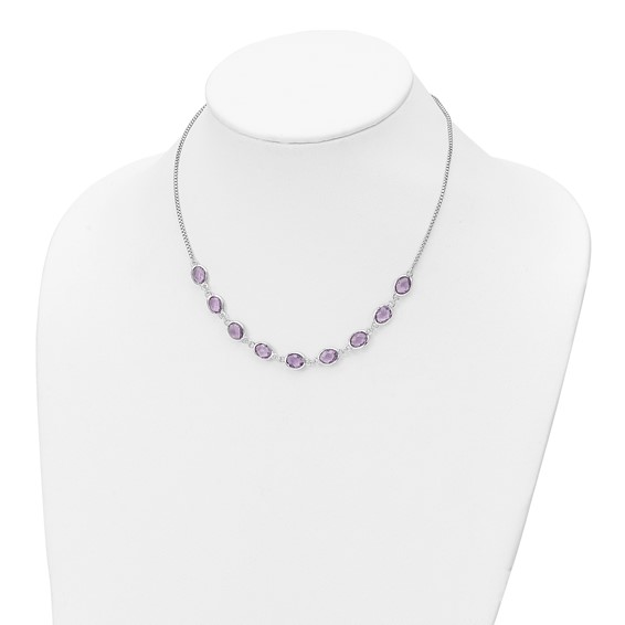Sterling Silver Gemstone Necklace
