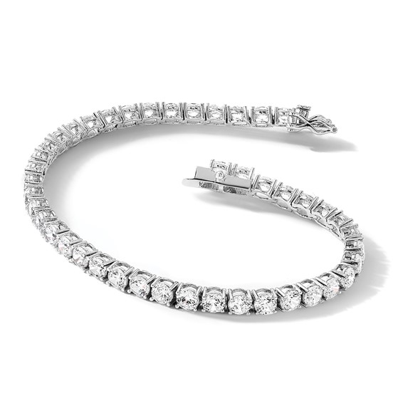 CZ 4mm Round Tennis Bracelets