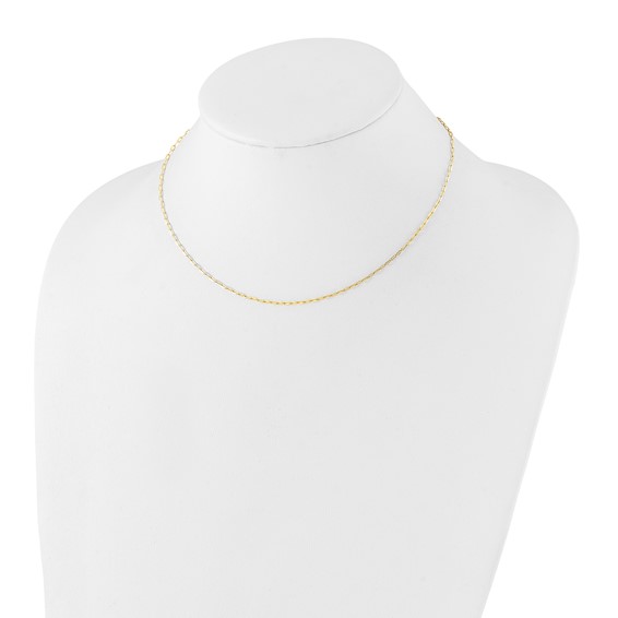 Sterling Silver Paperclip Necklace