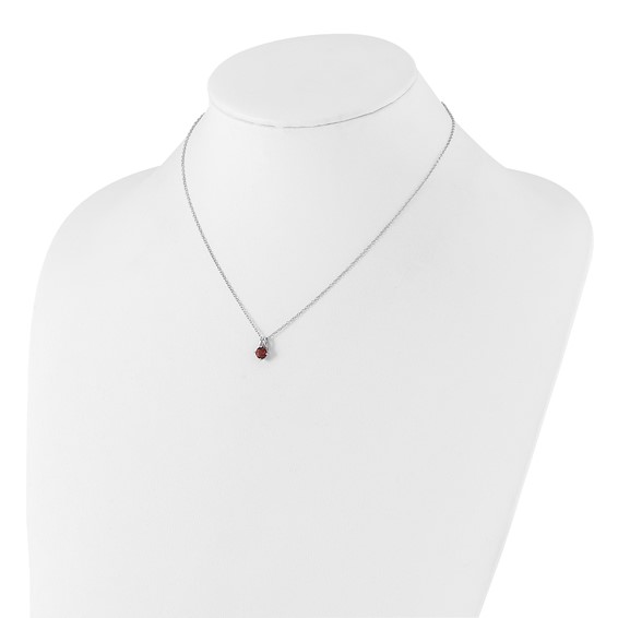 Sterling Silver Gemstone Necklace