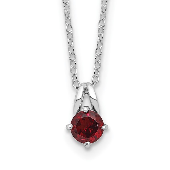 Sterling Silver Gemstone Necklace