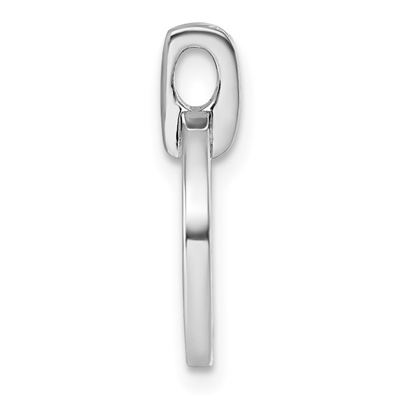 Sterling Silver Colored and White CZ Pendant