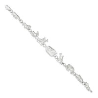 Sterling Silver Noah's Ark Bracelet view 2