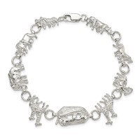 Sterling Silver Noah's Ark Bracelet view 4