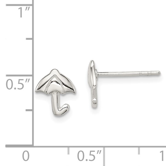 Sterling Silver Madi K Umbrella Post Earrings
