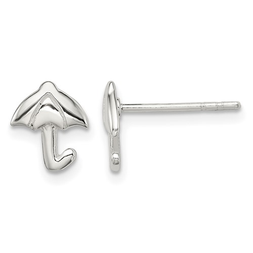 Sterling Silver Madi K Umbrella Post Earrings