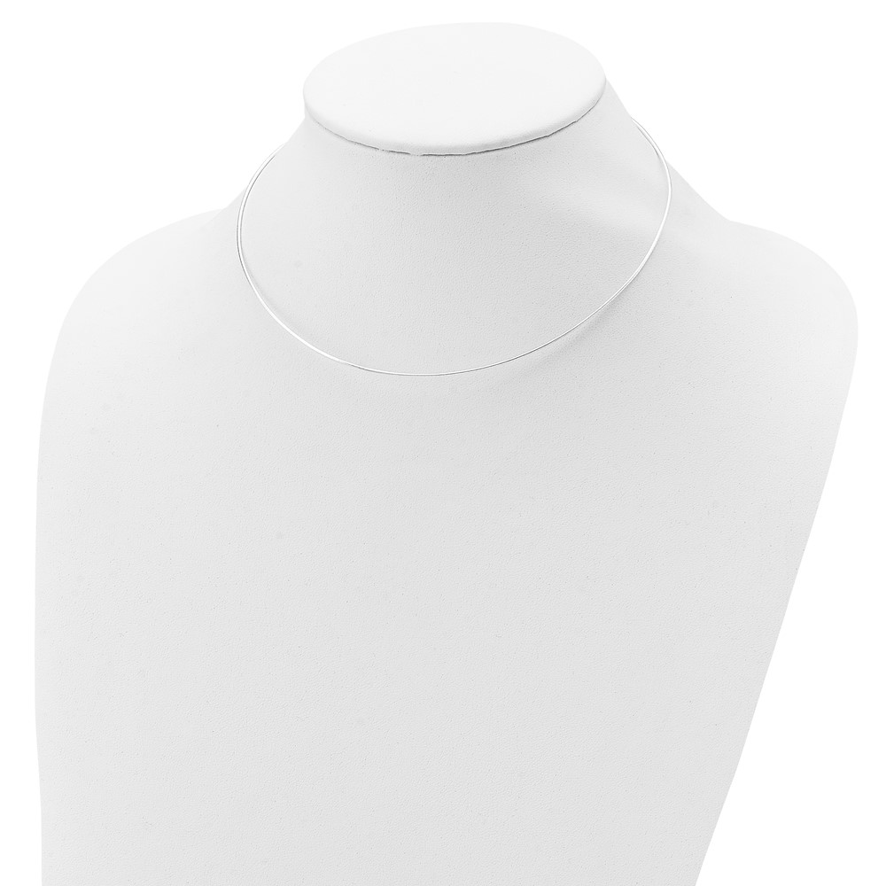 Sterling Silver 1mm Neckwire (QH1164-16)