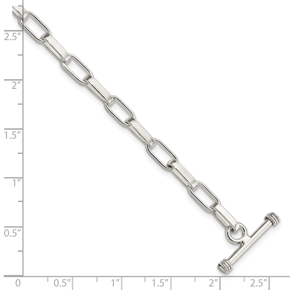 Sterling Silver 7.5inch Fancy Link Bracelet (QH193-7.5)