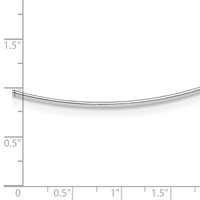 Sterling Silver Solid Polished 1.2mm Neckwire Necklace - 18in view 5