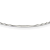 Sterling Silver Solid Polished 1.2mm Neckwire Necklace - 18in view 1