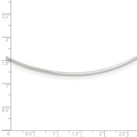 Sterling Silver Solid Polished 1.4mm Neckwire Necklace, 18" view 4