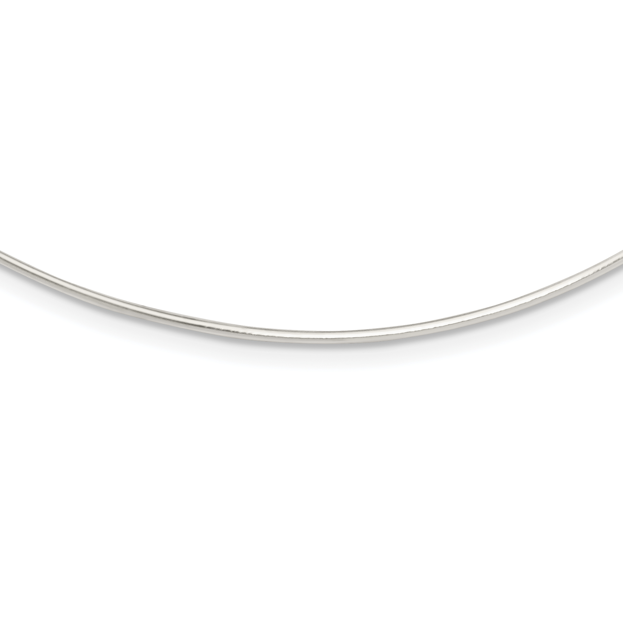 Sterling Silver Solid Polished 1.4mm Neck Wire Necklace (QH372-18)