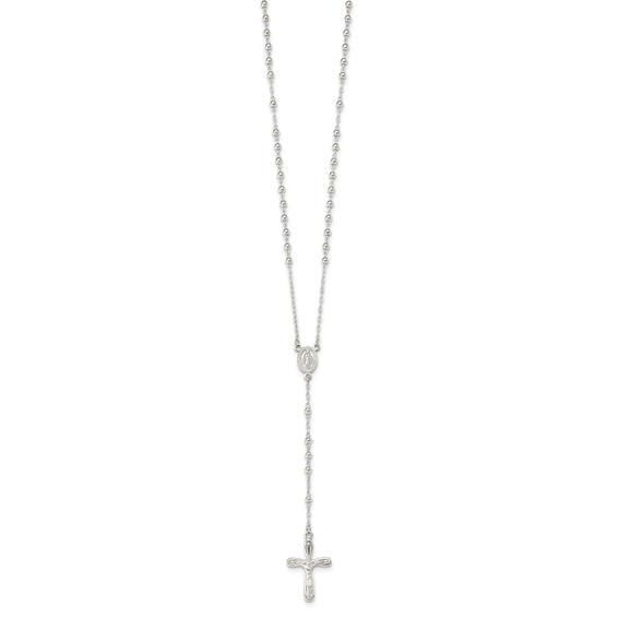 Sterling Silver Crucifix Rosary