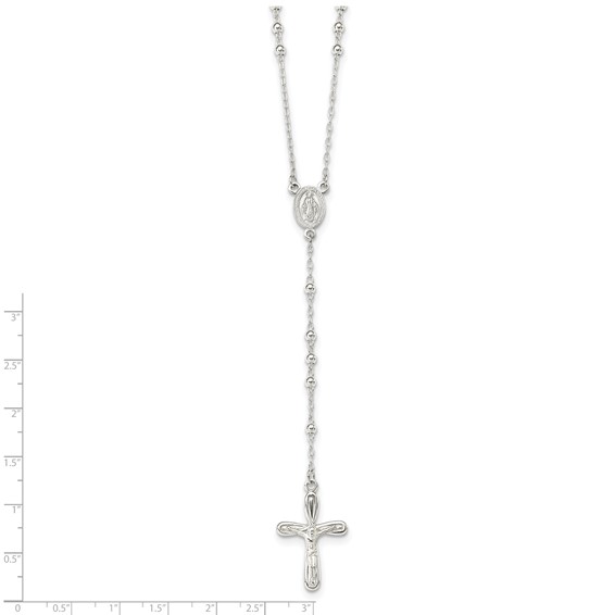 Sterling Silver Crucifix Rosary