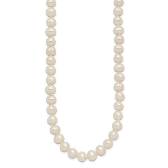 Sterling Silver Freshwater Cultured Pearl Necklace