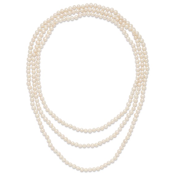 Sterling Silver Freshwater Cultured Pearl Necklace