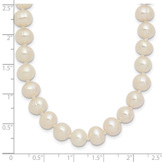 Sterling Silver Freshwater Cultured Pearl Necklace