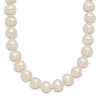 Sterling Silver Freshwater Cultured Pearl Necklace