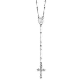 Sterling Silver Beaded Rosary